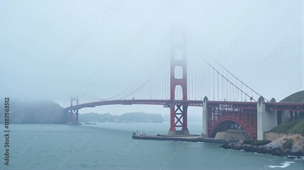 Obraz premium golden gate bridge city