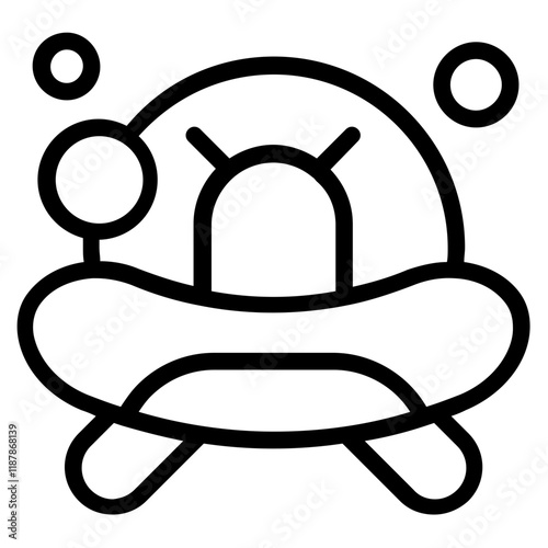 Alien Line Icon