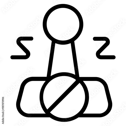 Ultrasonic Line Icon