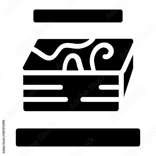 Wooden Plank Solid Icon