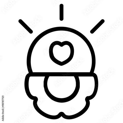 Dedication Line Icon