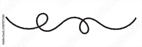 Thread with sewing needles on white background. Modern design icon. Vector illustration.EPS10