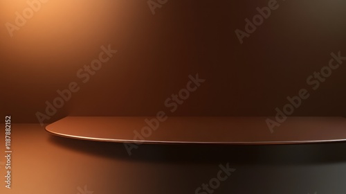 Brown Minimalist Product Display Platform