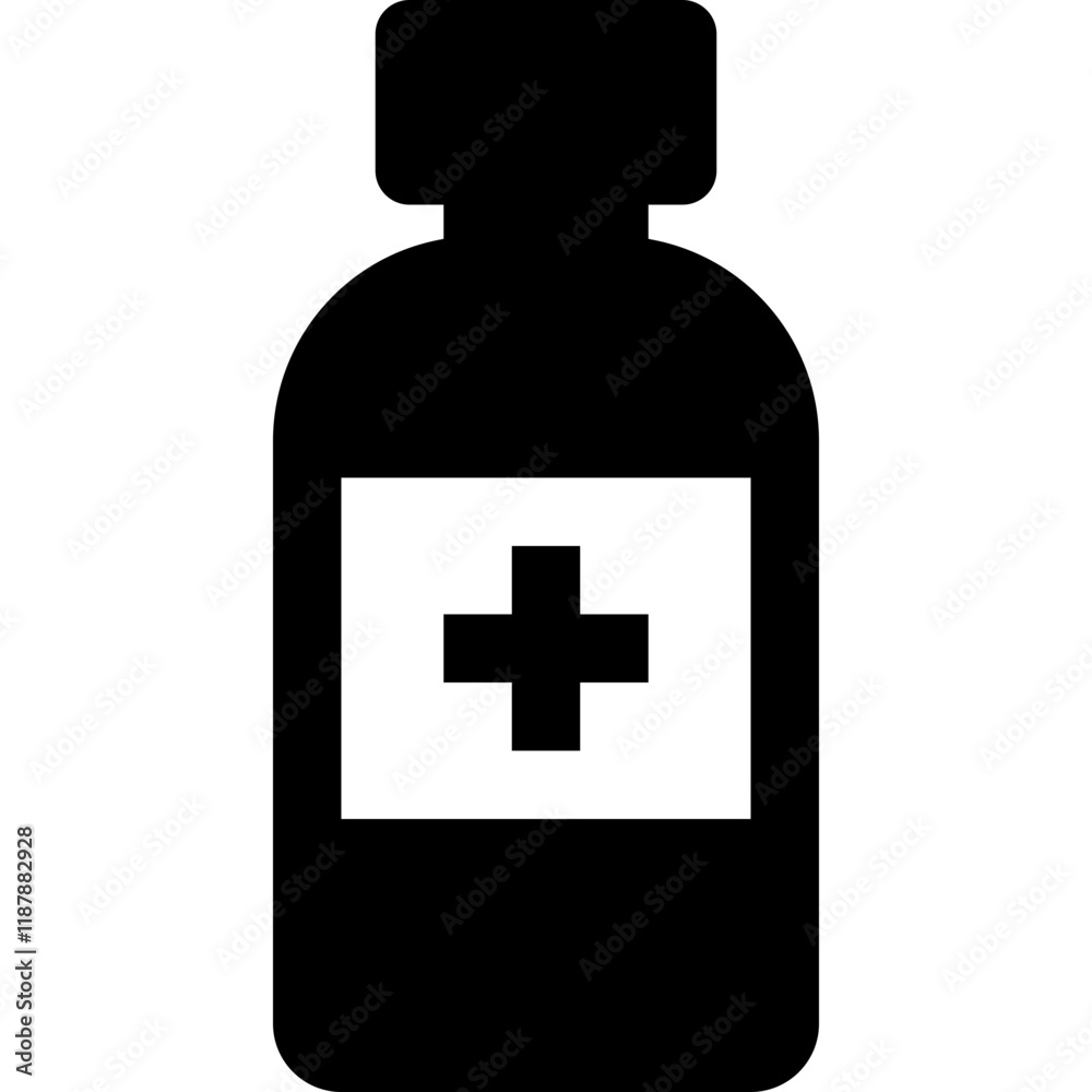 Obraz premium Medicine Icon Glyph