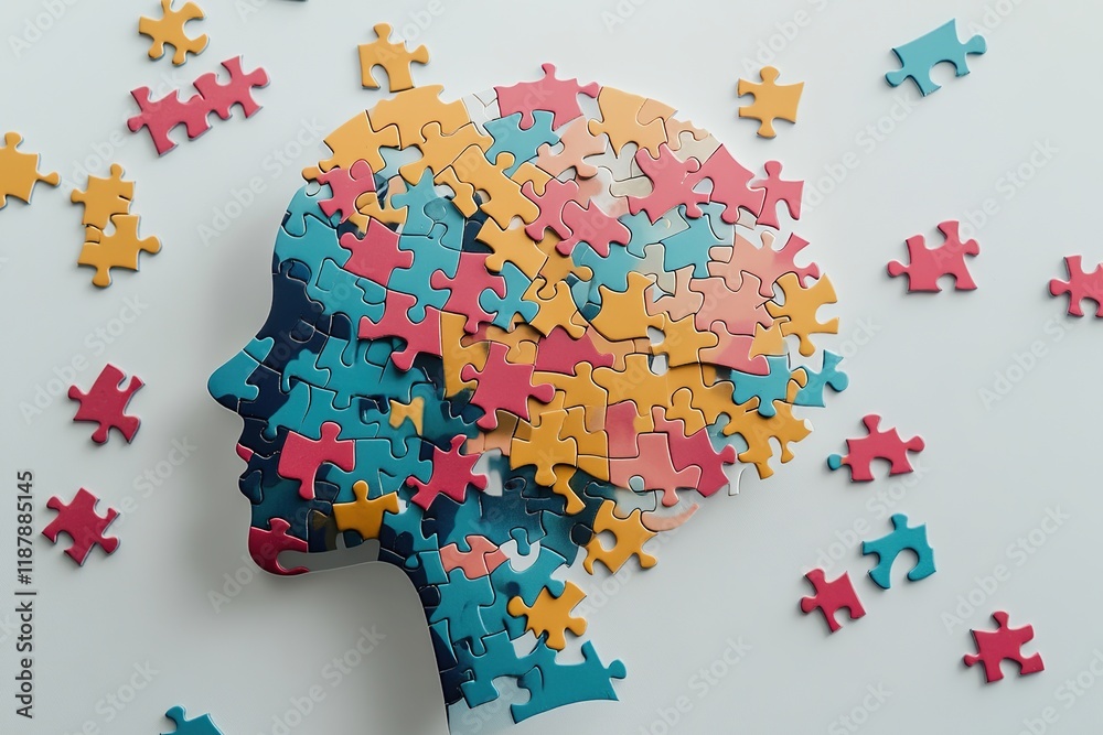 Understanding the Complexities of the Human Mind: A Jigsaw Puzzle Analogy for Mental Processes and Challenges.
