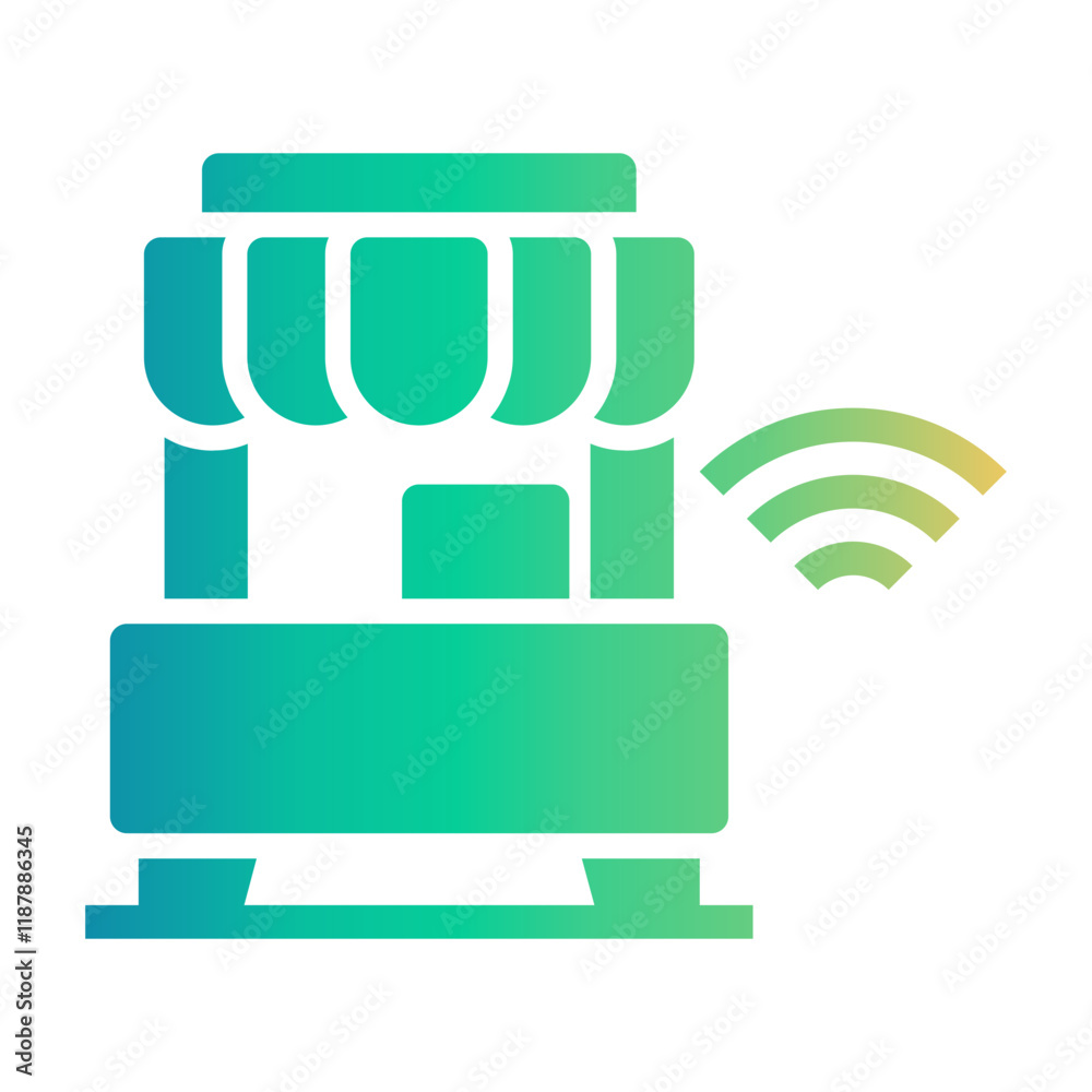 online store Gradient icon online store Gradient icon
