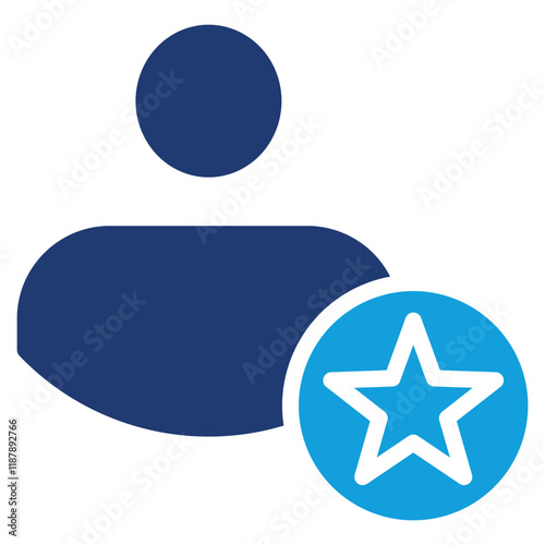 Favorite Contacts Icon Element For Design