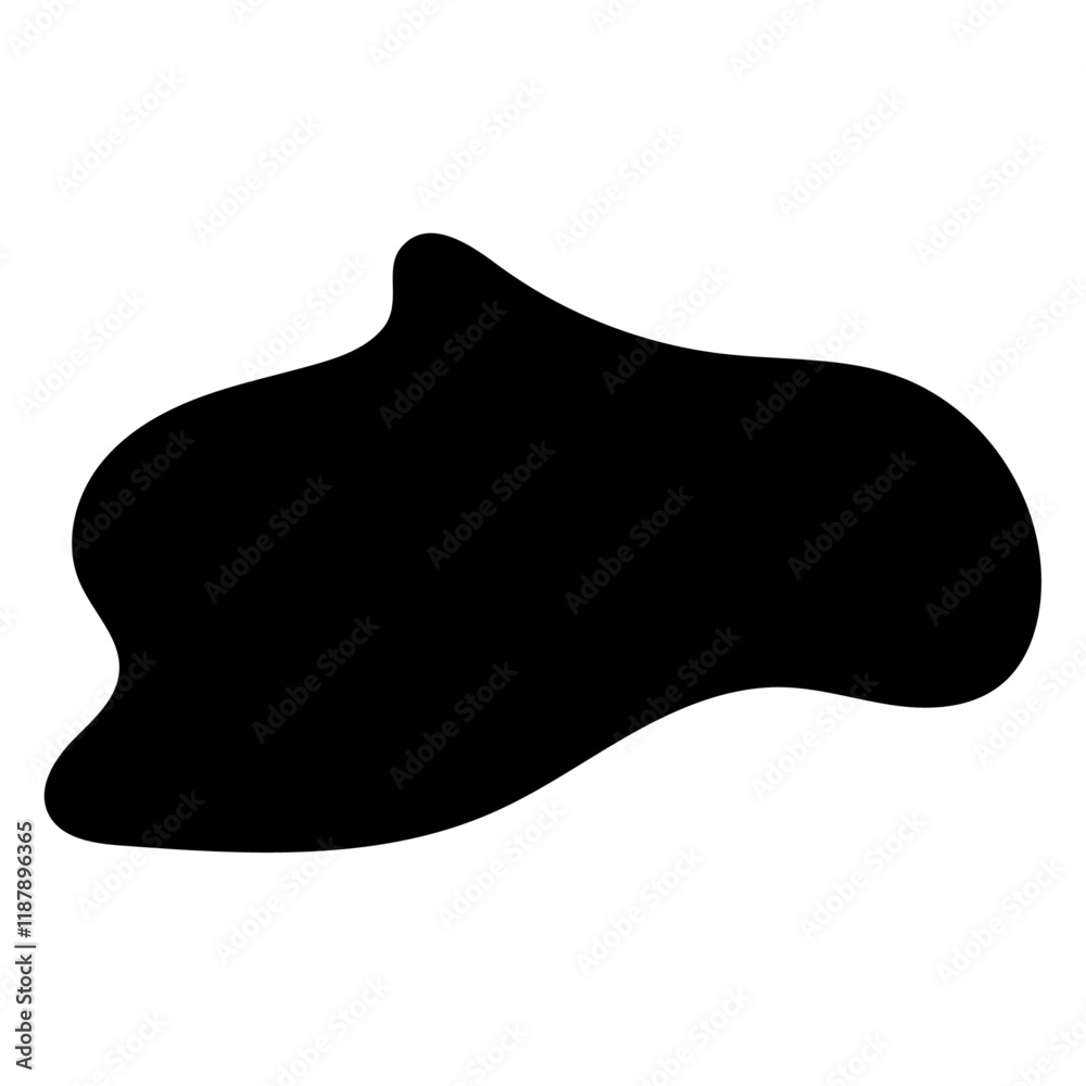 Blob shape organic. Random black cube drops shapes. Liquid silhouette drop in modern style. Pebble, inkblot, drops and stone silhouettes transparent background. vector illustration Blob shape organic. Random black cube drops shapes. Liquid silhouette drop in modern style. Pebble, inkblot, drops and stone silhouettes transparent background. vector illustration