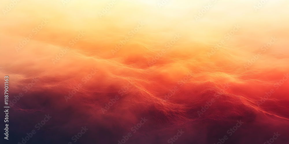 Naklejka premium Abstract Orange Sunset Background Illustration