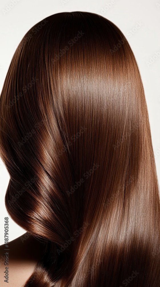 Beautiful model girl with Brown hair strand,silky healthy chestnut wavy hair strand,hair wavy ribbon, with smooth,Keratin straightening,Treatment,straight long hair,procedures,Smooth hairstyle. Beautiful model girl with Brown hair strand,silky healthy chestnut wavy hair strand,hair wavy ribbon, with smooth,Keratin straightening,Treatment,straight long hair,procedures,Smooth hairstyle.