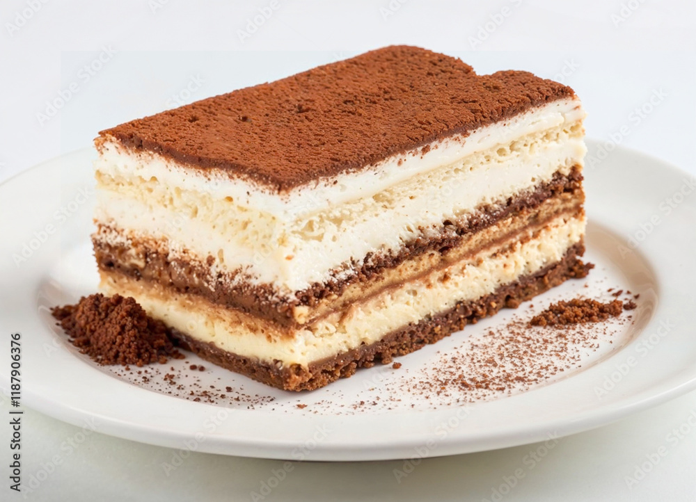 A collection of beautifully presented tiramisu slices showcasing creamy mascarpone layers, coffee-soaked sponge, and a dusting of rich cocoa powder, offering a classic and indulgent Italian dessert ex A collection of beautifully presented tiramisu slices showcasing creamy mascarpone layers, coffee-soaked sponge, and a dusting of rich cocoa powder, offering a classic and indulgent Italian dessert ex