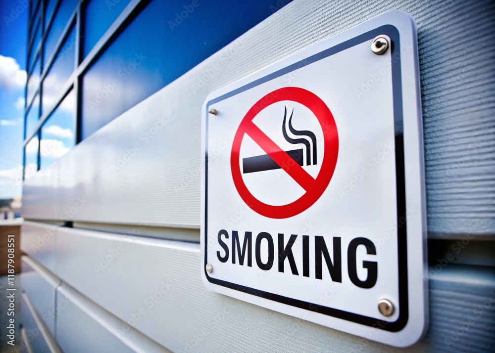 No Smoking Sign Isolated on White Background: Prohibition Symbol for Public Health Campaigns No Smoking Sign Isolated on White Background: Prohibition Symbol for Public Health Campaigns
