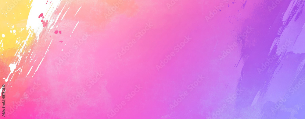 Obraz premium Vibrant abstract gradient with brush strokes