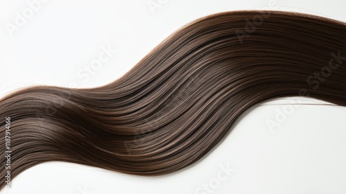 Wallpaper Mural Beautiful model girl with Brown hair strand,silky healthy chestnut wavy hair strand,hair wavy ribbon, with smooth,Keratin straightening,Treatment,straight long hair,procedures,Smooth hairstyle. Torontodigital.ca