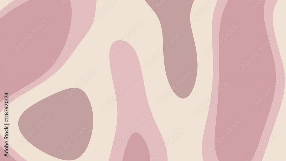 Abstract pastel pink beige wavy shapes form a background. Abstract pastel pink beige wavy shapes form a background.