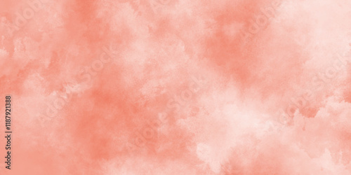 Quadro su tela Abstract grunge painted yellow or orange background,  grunge orange vector watercolor, Soft brushstrokes vibrant atmosphere diffuse lighting fluid composition,  abstract painting in warm watercolor