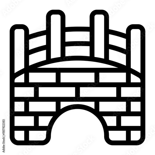 Bridge Line Icon