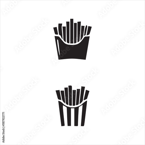 french fries in a box