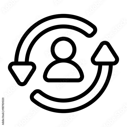 Consistency Line Icon