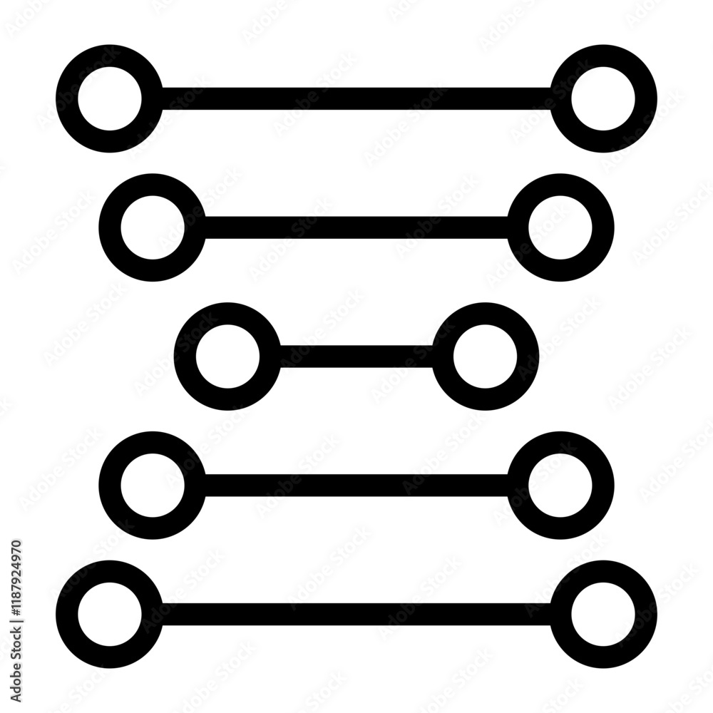 DNA Line Icon DNA Line Icon