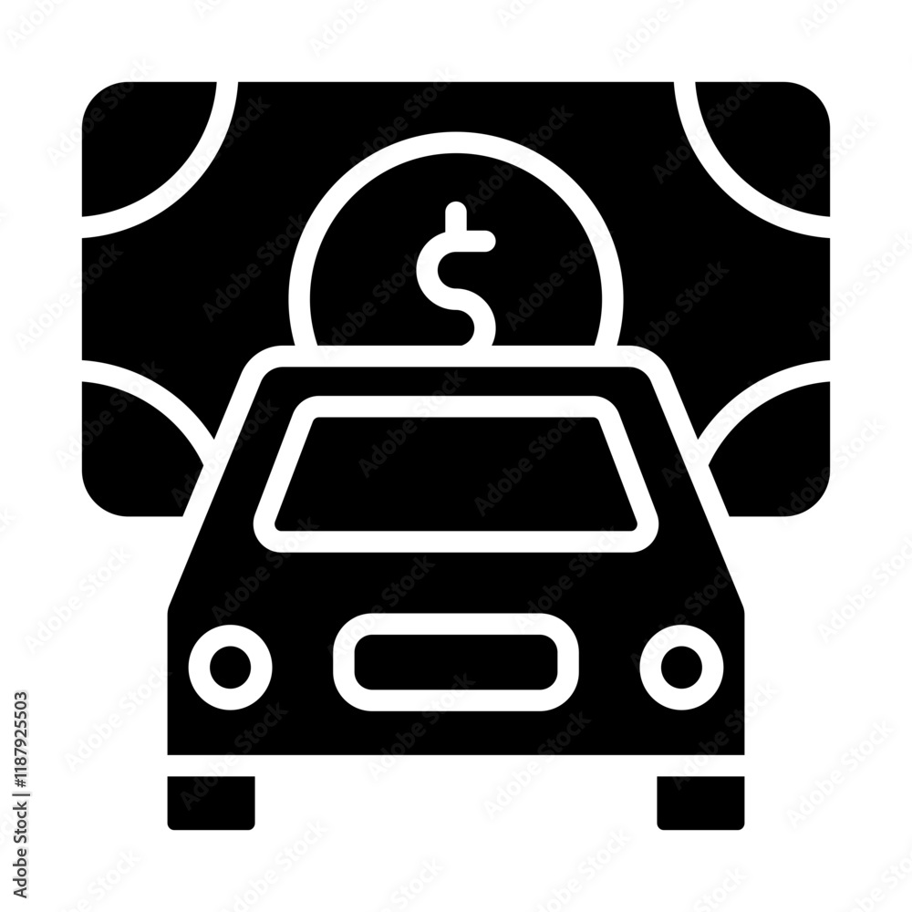 Obraz premium Embezzlement Solid Icon