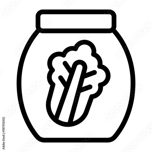 Kimchi Line Icon