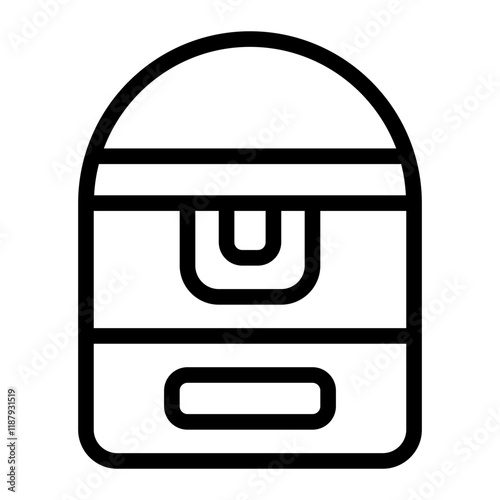 Lunch Box Line Icon