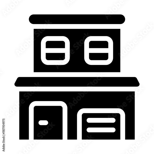 Modern House Solid Icon