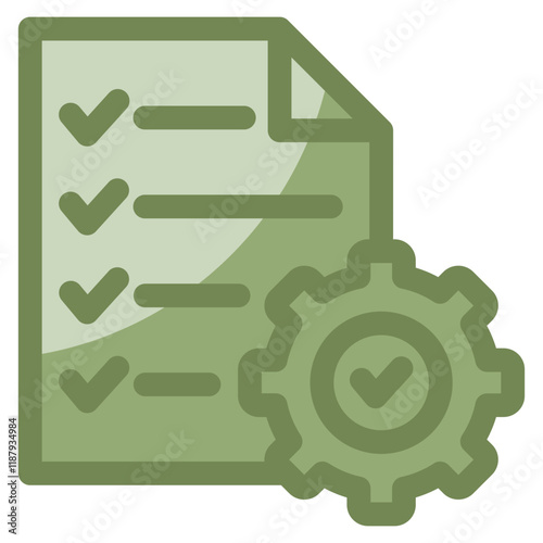 Project Management Icon Element For Design