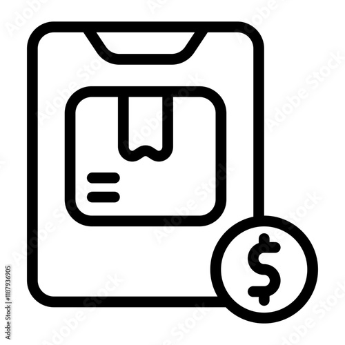 Order COD Line Icon