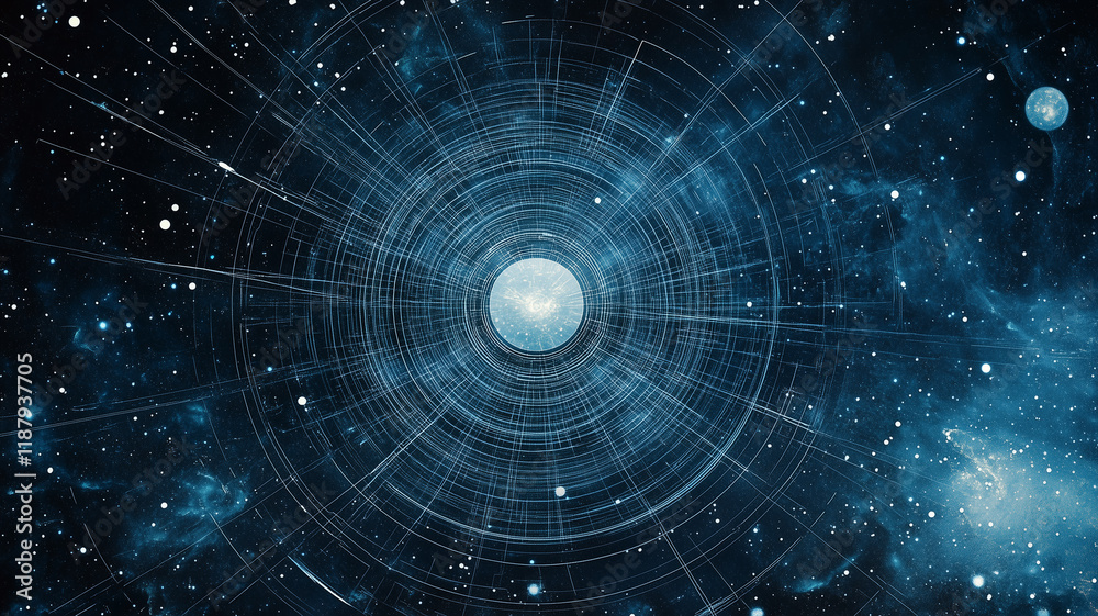 Obraz premium abstract blue background