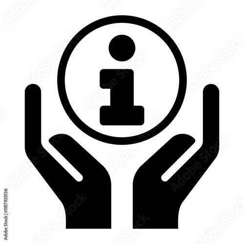 hands glyph icon