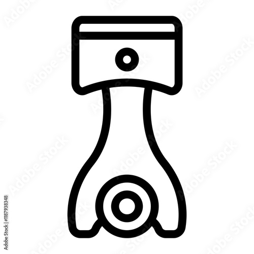 Piston Race Line Icon