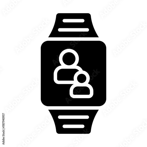 Smartwatch Control Solid Icon