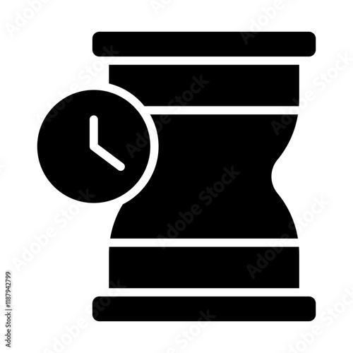 Time Jet Lag Solid Icon