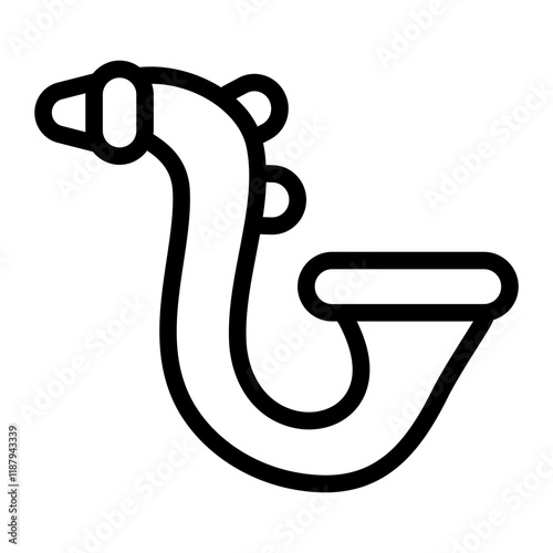 Trumpet Line Icon