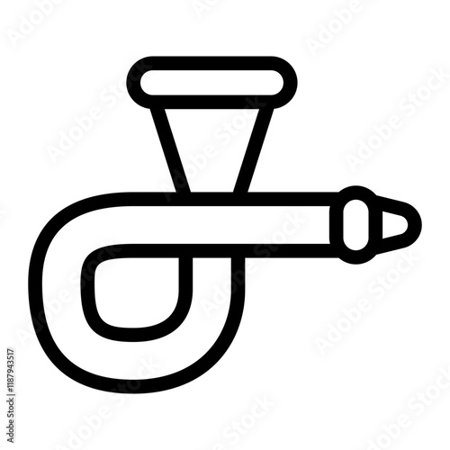 Trumpet Line Icon