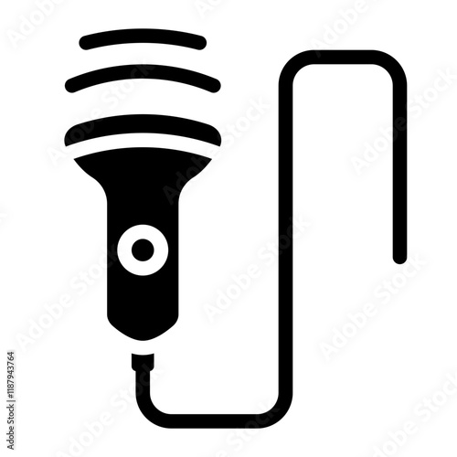 Ultrasound Machine Solid Icon