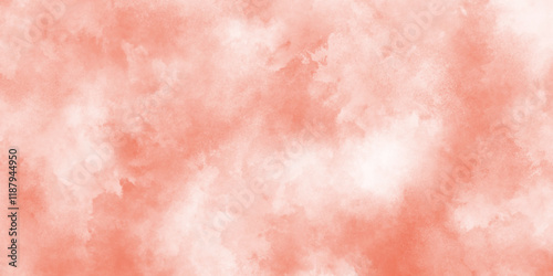 abstract orange watercolor painting textured on white paper background, in soft beige tones evokes a calming and inviting atmosphere, delicate watercolor gradient background.