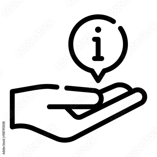 hand line icon