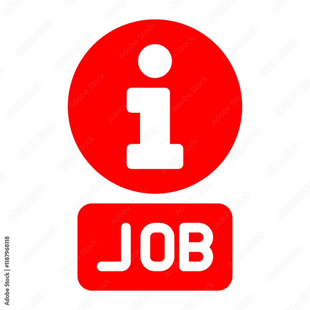 job red icon job red icon