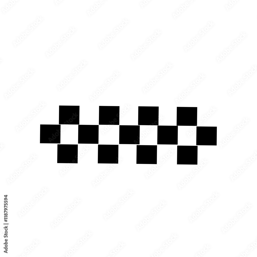 Start and finish flag Start and finish flag