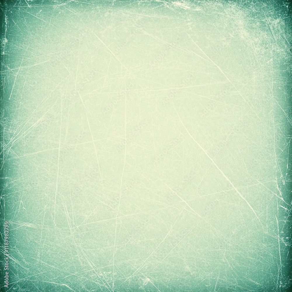 Obraz premium Green Scratched Texture Background