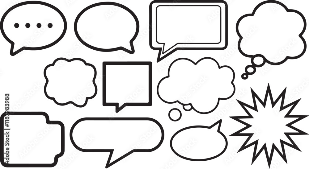 Obraz premium set of bubbles