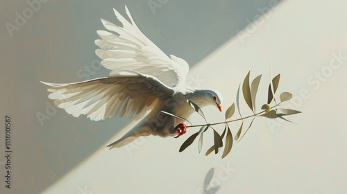 dove with olive branch 