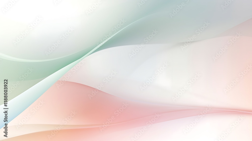 Obraz premium Abstract Pastel Wave Background Design