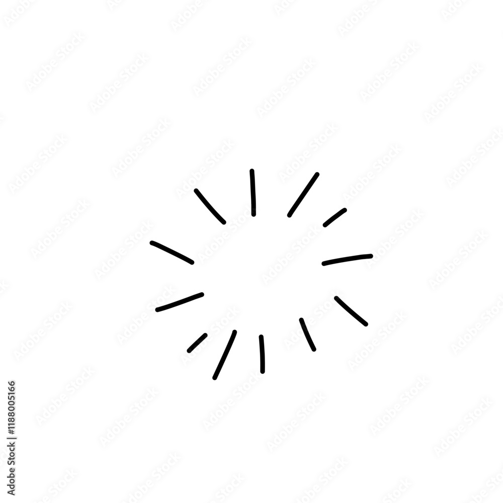 Obraz premium Cartoon doodle bomb explosion