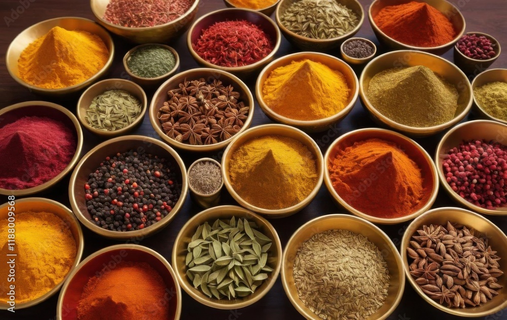 Spice Ingredients Image, Culture, Tradition, Seasoning, Food