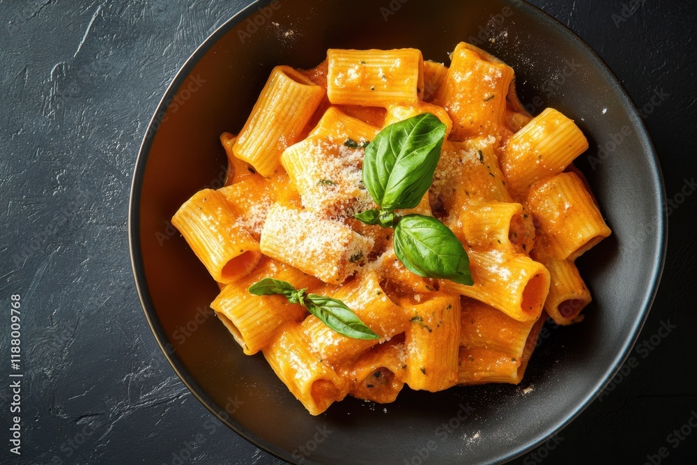 Creamy Tomato Pasta with Basil and Parmesan Creamy Tomato Pasta with Basil and Parmesan