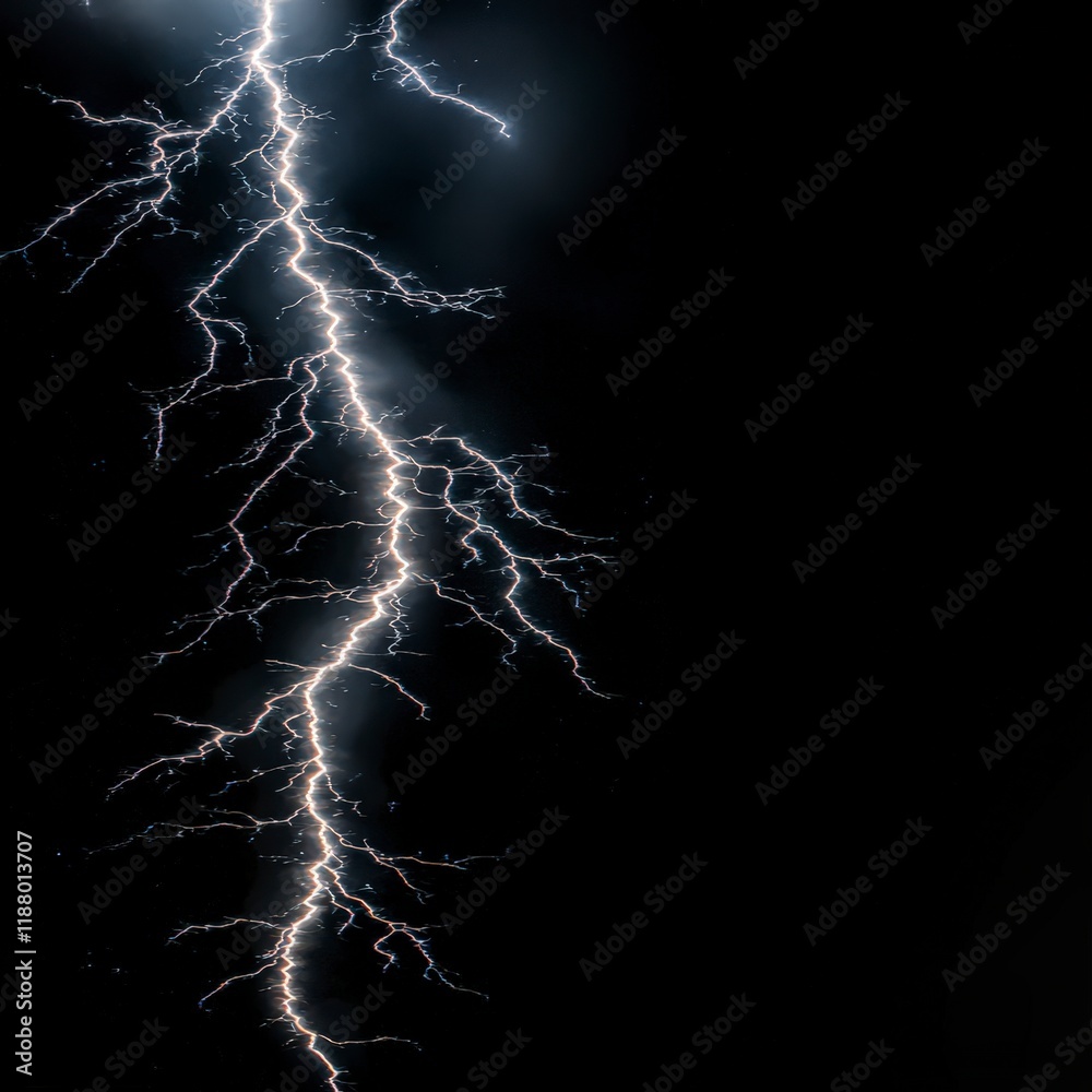 Dramatic Lightning Bolt Night Sky Energy Power Electricity Storm Nature Weather Ba Dramatic Lightning Bolt Night Sky Energy Power Electricity Storm Nature Weather Ba